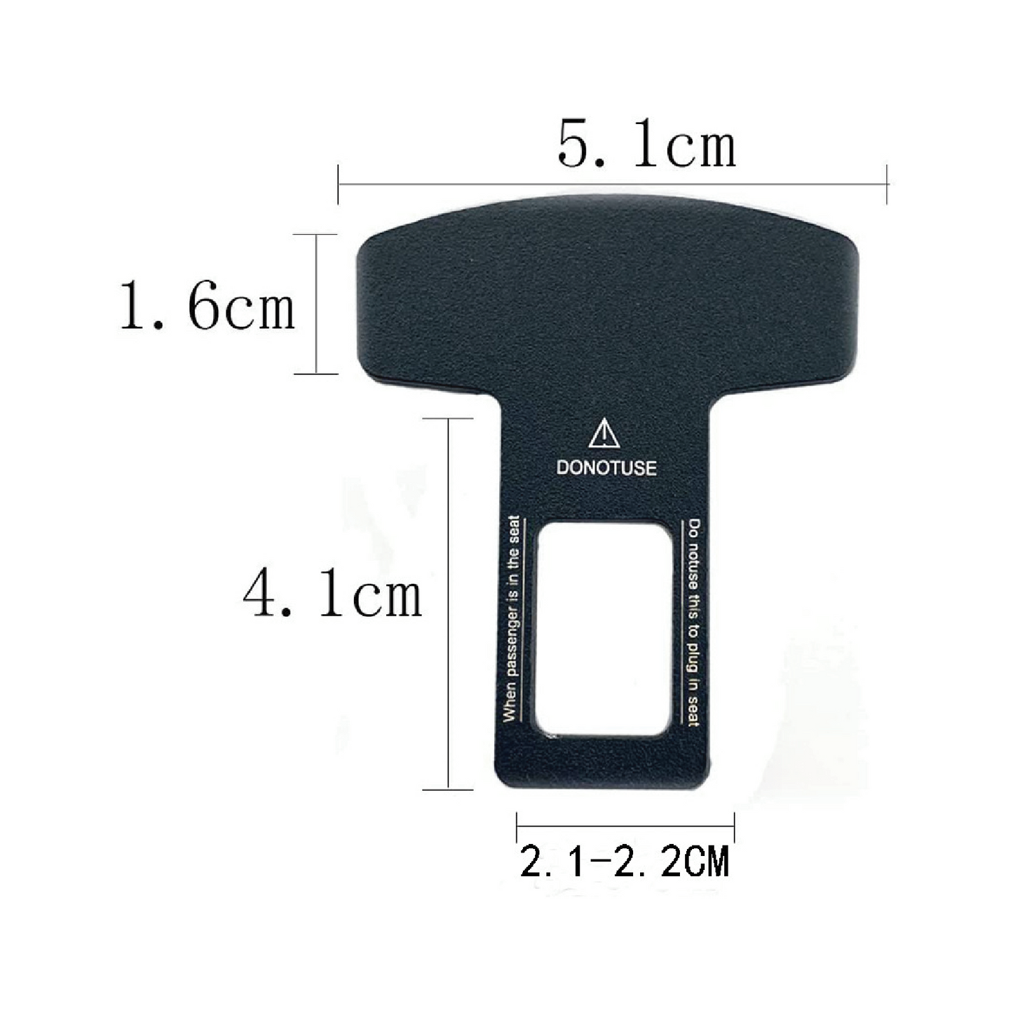 4 Pack Universal Car Seat Belt Plug Cushions - Locking Buckle Pads with Shoulder Protectors for Cars, SUVs, Trucks (2.4"-3.1" Belt Width)