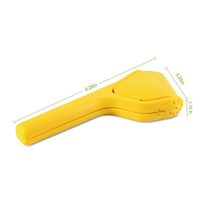 Manual Citrus Juicer in Orange & Green - Fold-Flat Handheld Lemon Squeezer for Effortless Pressing, Space Saving Fruit Juicer for Limes, Oranges & Small Fruits